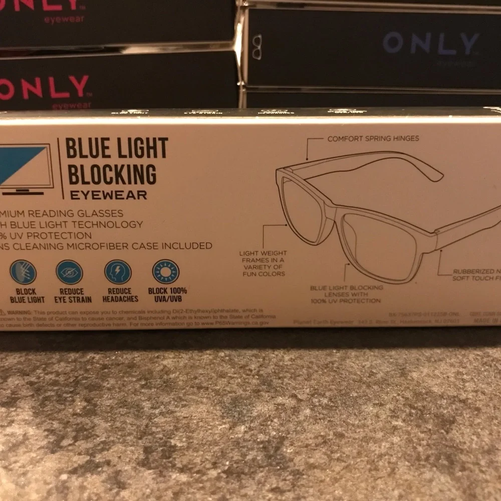 NEW ONLY Eyewear the TRAVELER +2.00 Blue Light Blocking Lens Reading Gla… - Picture 4 of 5